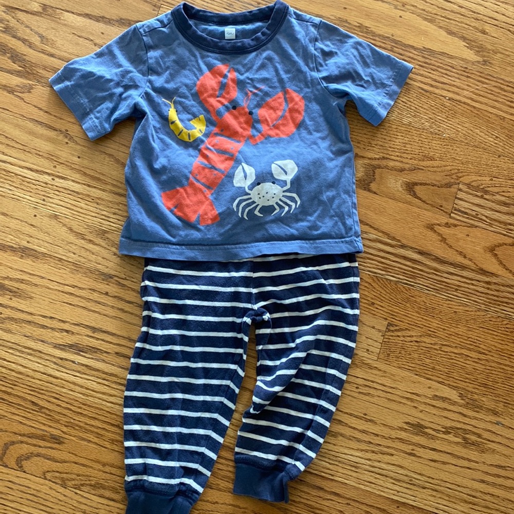 Tea Collection lobster pant/ shirt set